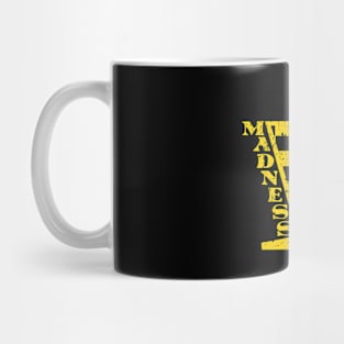 Madness Checkerboard HD - Distressed Gold Mug